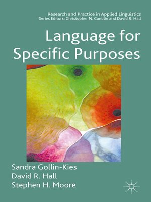 cover image of Language for Specific Purposes
